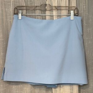 Express Light Blue Mini Skirt